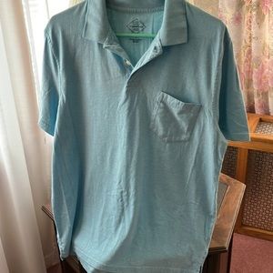 Mens nice looking light blue short sleeve shirt